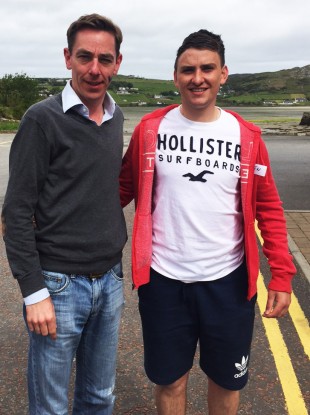 Ryan Tubridy and Oisin Merritt