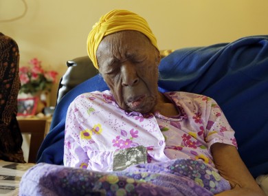 Susannah Mushatt Jones pictured in June