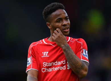 Liverpool's Raheem Sterling had initially been included in Brendan Rodgers' squad for the warm-up fixtures.