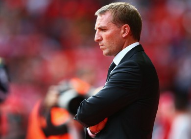 Liverpool manager Brendan Rodgers