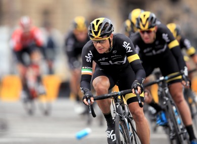 Team Sky's Nicolas Roche is currently third overall at the Vuelta.