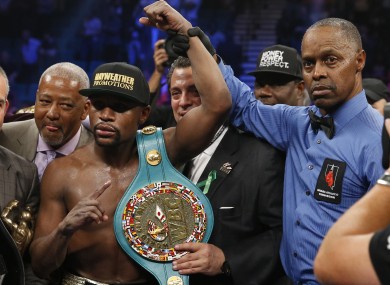 Floyd Mayweather will try to match the iconic 49-0 career record of Rocky Marciano.