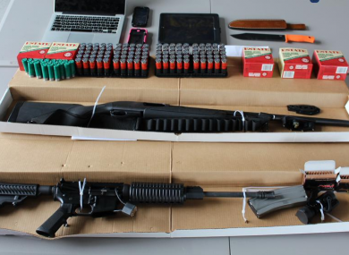 Guns, ammunition and hunting knives found by police ahead of the Pokemon World Championship.