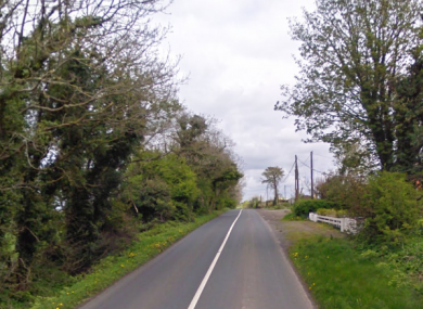 The R331 where the crash happened yesterday.