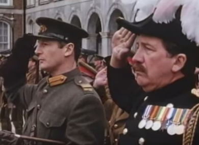 Handing over Dublin Castle in 'Michael Collins'.