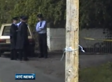 The crime scene in 1985
