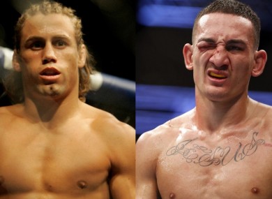 Urijah Faber and Max Holloway.