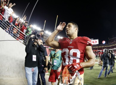 Hayne made six starts for the 49ers during his short spell.