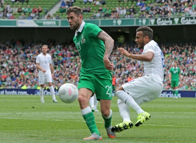 Daryl Murphy gets the nod ahead of Shane Long and Robbie Keane.