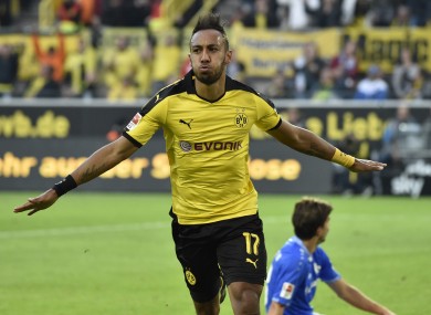 Aubameyang signed for Dortmund from St Etienne in 2013.