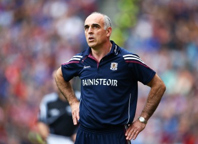Galway senior hurling manager Anthony Cunningham.
