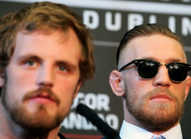UFC stars Gunnar Nelson and Conor McGregor.