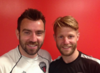 Colin Falvey (left) and Richie Ryan are enjoying a fantastic season.