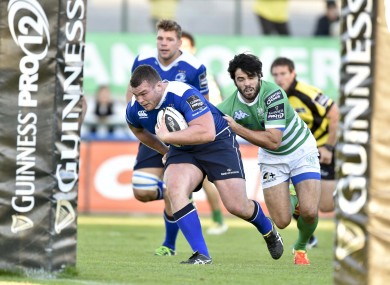 McGrath scored a try on his return to the blue jersey on Sunday.