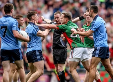 Joe McQuillan took charge of the drawn All-Ireland semi-final between Dublin and Mayo.