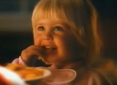A scene from the Kellogg's ad.