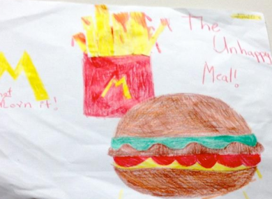 Drawing by a student at the Greystones Educate Together NS.