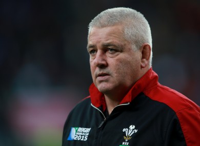 Gatland has been in charge since December 2007.