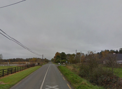 The Nurney to Kildare road.
