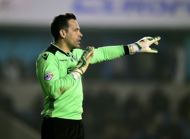 David Forde lost his place in the Millwall side earlier this season.