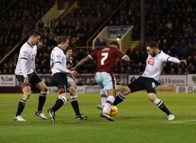 Keogh tripped Andre Gray to concede the first of two penalties.
