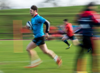 Darren Sweetnam starts on the right wing.