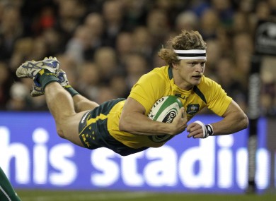 Cummins: Colourful Aussie star has 15 Wallabies caps.