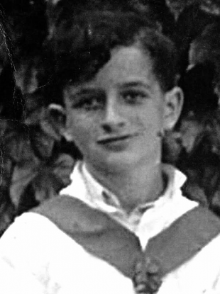 Jimmy O'Neill was aged 12 or 13 in this photograph was taken during his altar-serving days at the Dominican Church on Bridge Street, Waterford city.