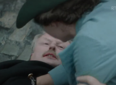 Barry Barnes as Constable James O'Brien in RTÉ's Rebellion.