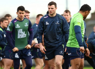 Henshaw trained on Tuesday ahead of Connacht's final group game.