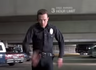 Robert Patrick as the T1000 in Terminator 2