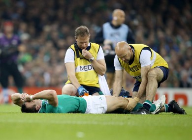 Bowe was stretchered off against Argentina with a serious knee injury.