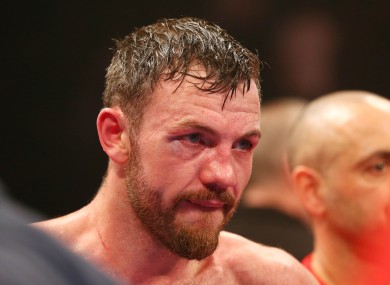 Andy Lee following his loss to Billy Joe Saunders.