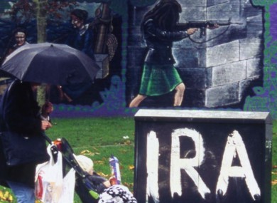 File photo of IRA mural in Belfast