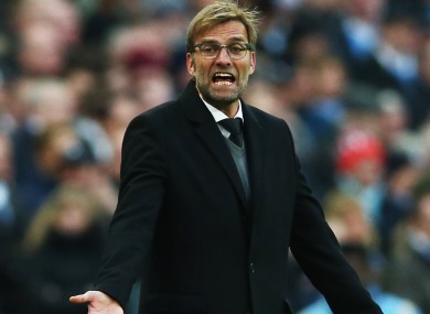 Liverpool manager Jurgen Klopp: