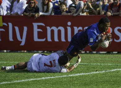 Vakatawa: Fijian-born wing has shone for France's Sevens team.
