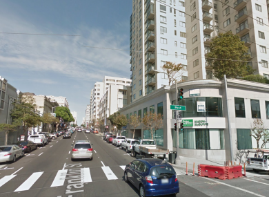 Franklin and Post Streets in San Francisco