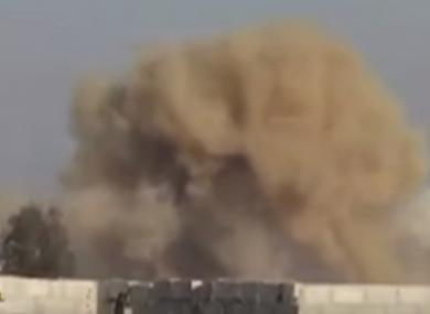 Russian air attacks are increasing around Damascus.