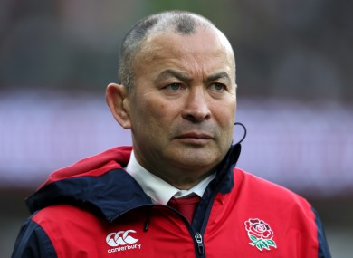 England head coach Eddie Jones.