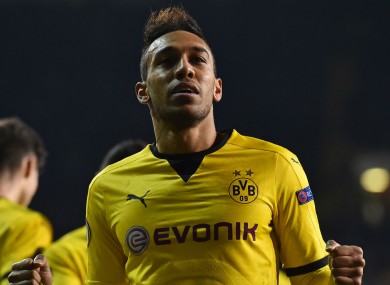 Pierre-Emerick Aubameyang scored twice at White Hart Lane.