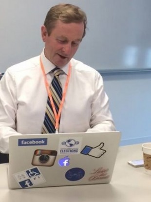 Enda Kenny has a go at the Facebook