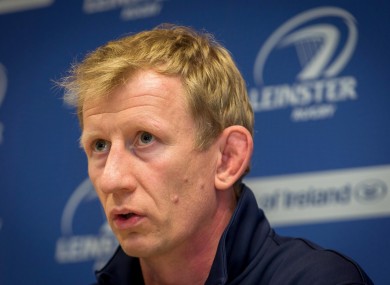 Cullen speaking at today's press conference.