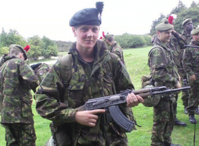 Molloy was a British Army soldier before joining the fight against Isis.
