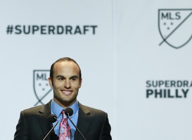 Donovan: scored 57 goals in 157 appearances for the USA (file photo).