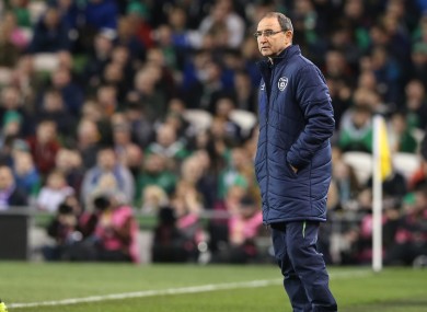 Republic of Ireland manager Martin O'Neill.
