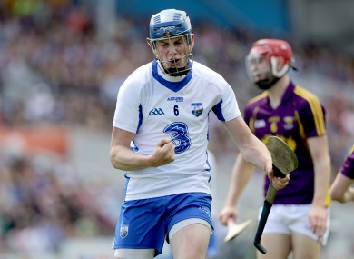 Waterford's Austin Gleeson pictured competing in today's game.