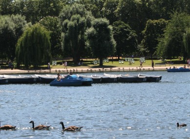 The Serpentine in Hyde Park.