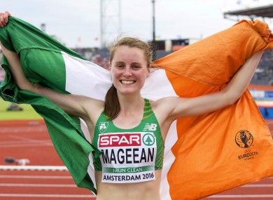Mageean: European bronze medallist will compete over 1500m in Rio (file photo).