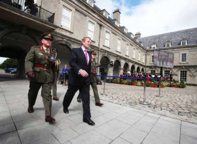 Enda Kenny at the Royal Hospital, Kilmainham