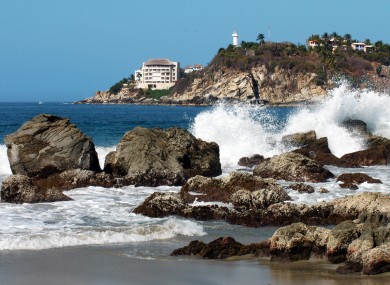 Puerto Escondido is a famous destination for surfers.